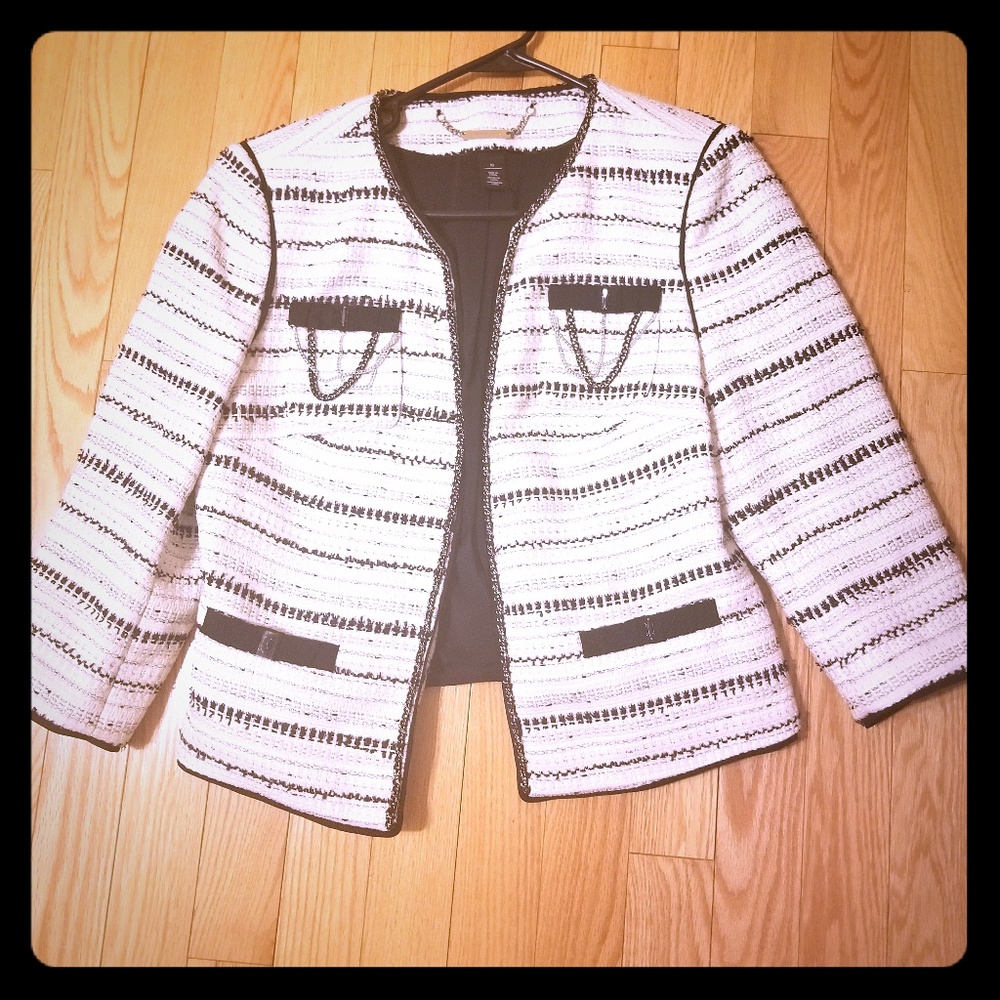 White House Black Market NWOT Cropped Jacket Sz 10